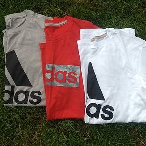3 Adidas t-shirts